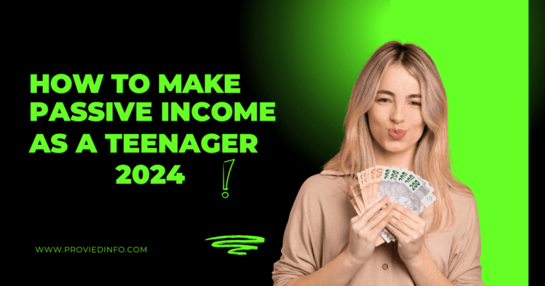 How to Make Passive Income as a Teenager