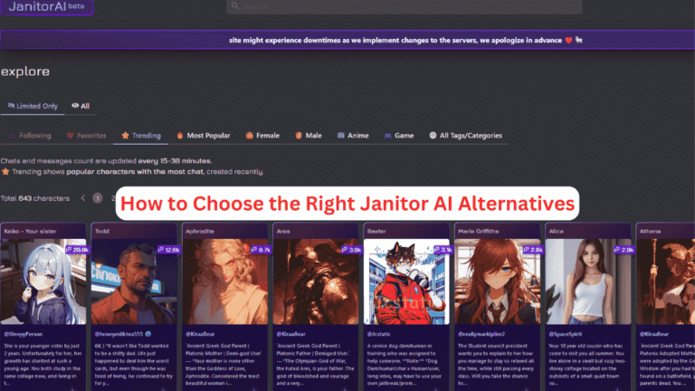 How to Choose the Right Janitor AI Alternatives for Your Needs