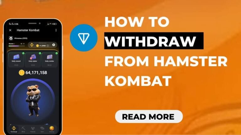 How To Withdraw From Hamster Kombat